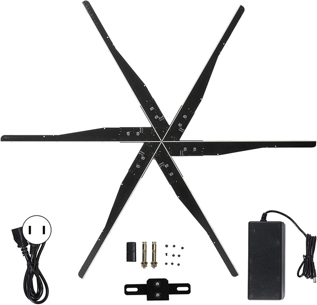 33.5Inch /85cm Wifi Control 3D Hologram Advertising Display 3D Holographic Led Fans