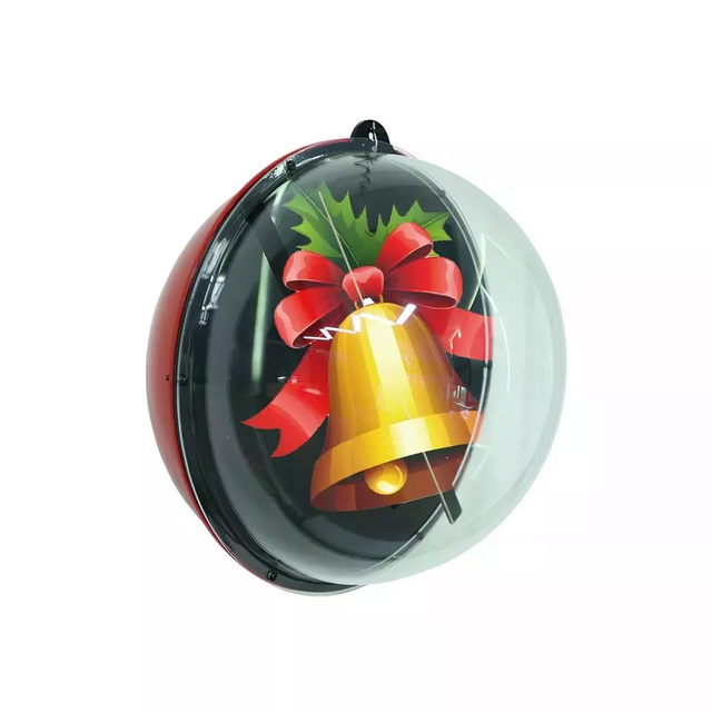 Small 3D Hologram Fan Christmas Lights For Decoration Limited Time