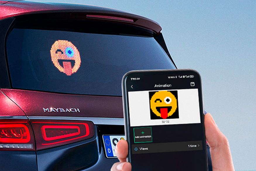Smart Car Emoji Display